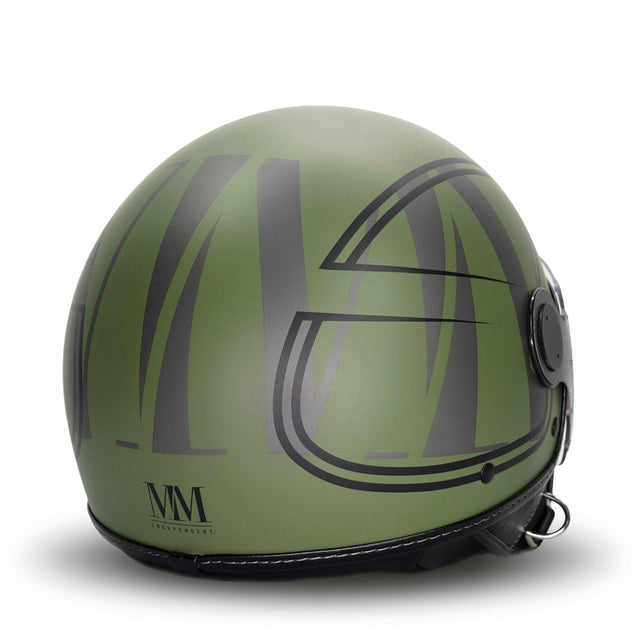 Eleganter Helm in militärisch grünem MM unabhängig
