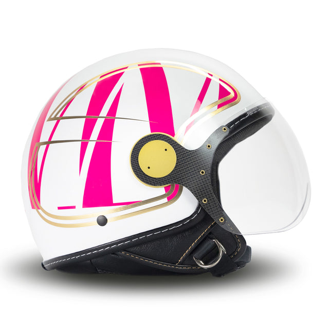 Eleganter Helm in weißer MM -unabhängiger Helm