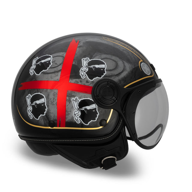 Casco Sardegna Nero A-Ventura MM Independent Edizione Limitata