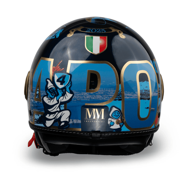 Casco Napoli Scudetto 2025 in Edizione Limitata di MM Independent