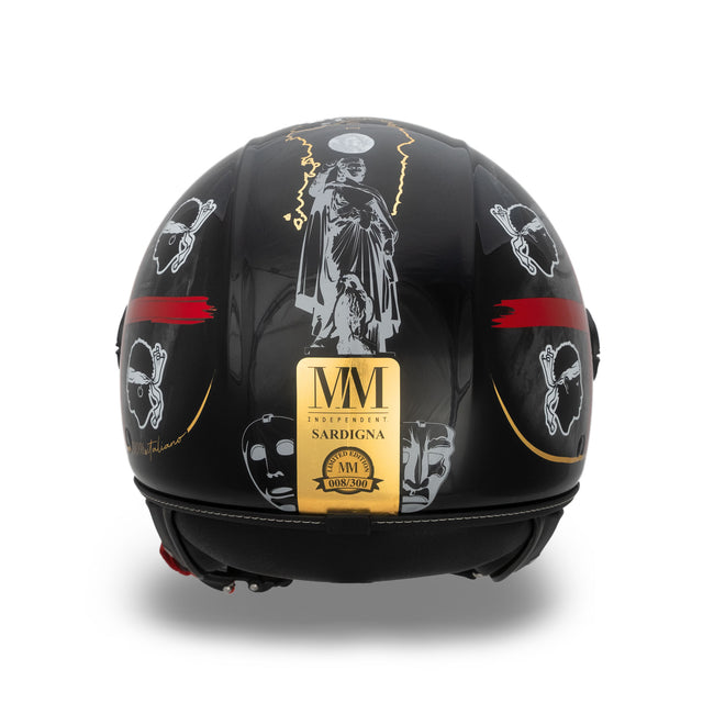 Casco Sardegna Nero A-Ventura MM Independent Edizione Limitata