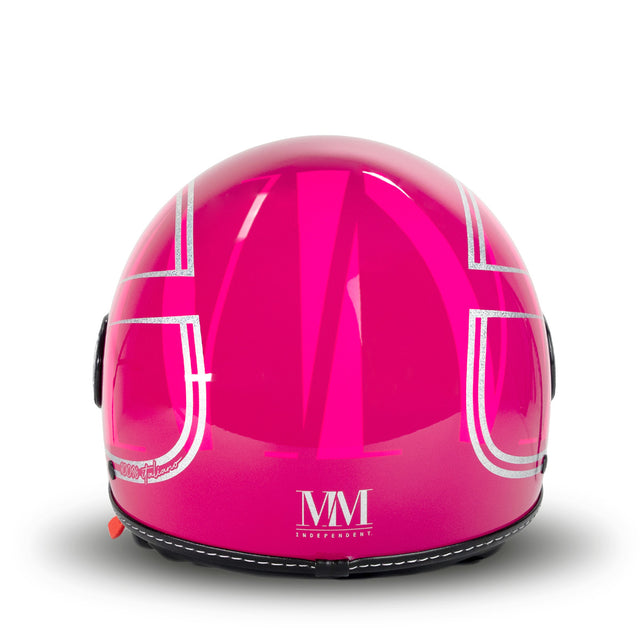 Eleganter Helm in Fuxia Glitter MM Independent