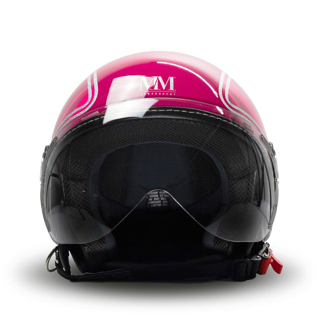 Eleganter Helm in Fuxia Glitter MM Independent