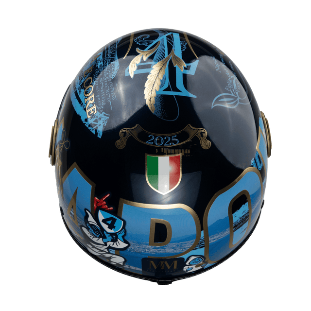 Casco Napoli Scudetto 2025 in Edizione Limitata di MM Independent