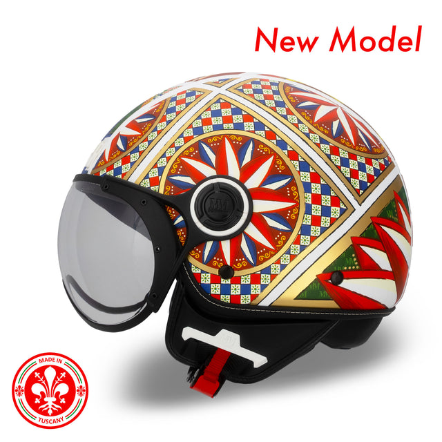 Casco JET Carretto Siciliano A-Ventura MM Independent Edizione Limitata