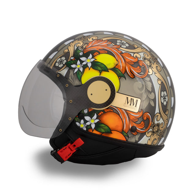 Casco Sicilia Magnolia Nero Lucido Limited Edition