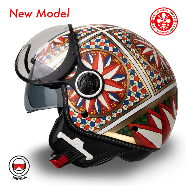 Casco JET Carretto Siciliano A-Ventura MM Independent Edizione Limitata
