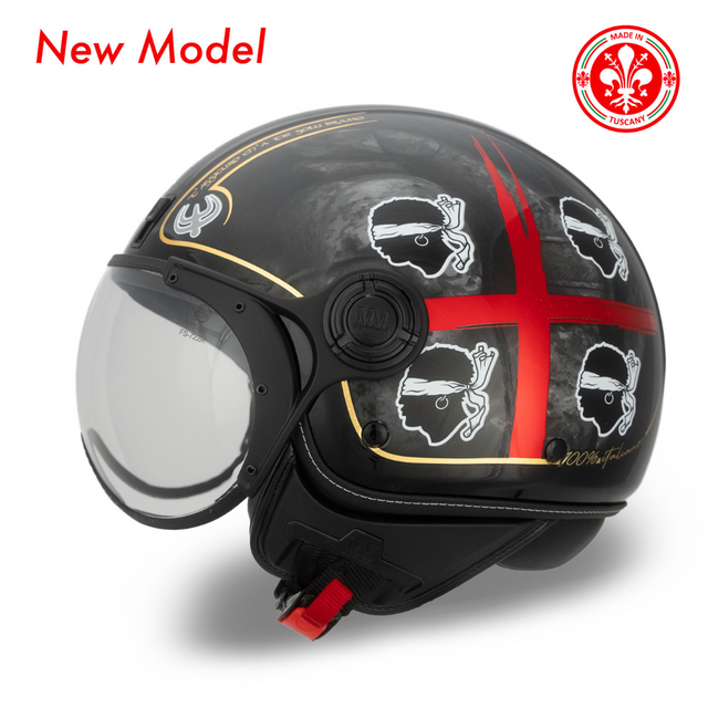 Schwarzer sardinischer Helm MM Independent Limited Edition