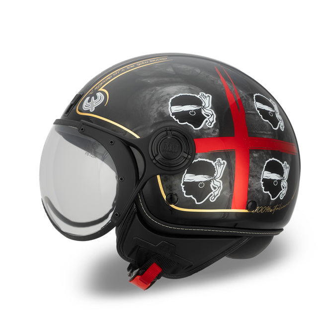 Casco Sardegna Nero A-Ventura in Edizione Limitata