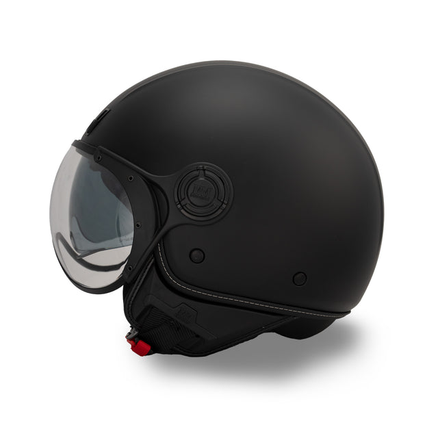 Casco JET A-Ventura Nero Monocromo di MM Independent
