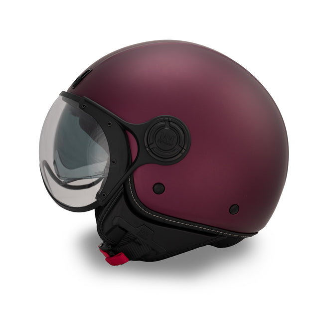 Casco JET A-Ventura Magenta Opaco Monocromo di MM Independent