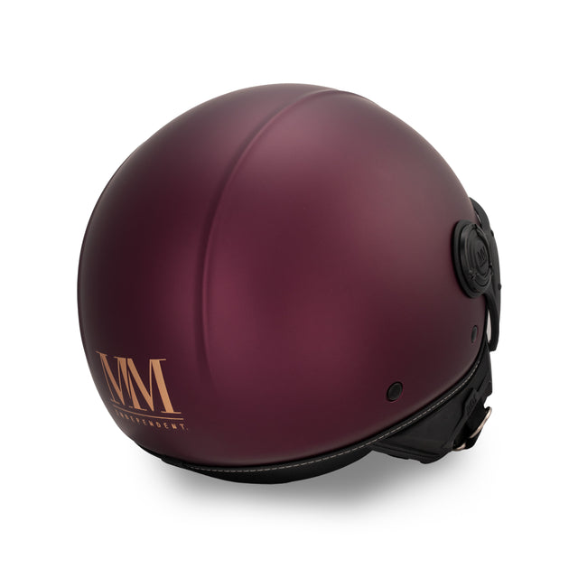 Casco JET A-Ventura Magenta Opaco Monocromo di MM Independent