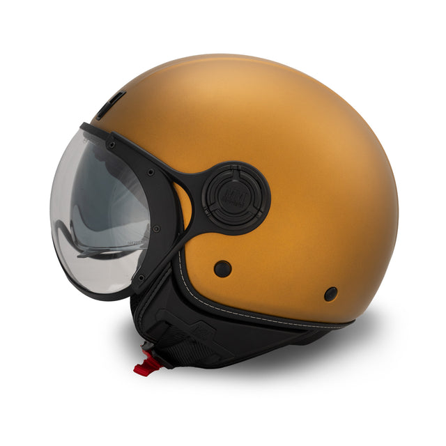 Casco JET A-Ventura Gold Monocromo di MM Independent