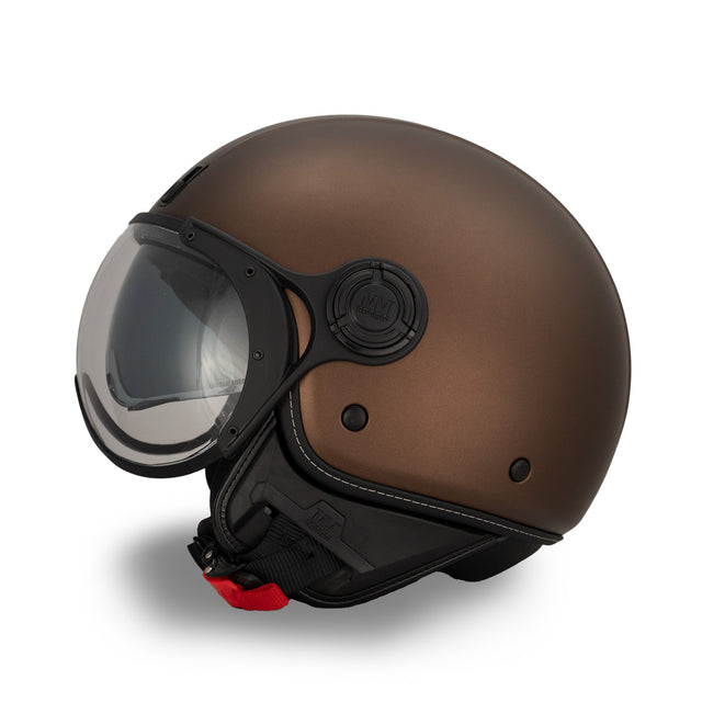 Casco JET A-Ventura Brown Monocromo di MM Independent